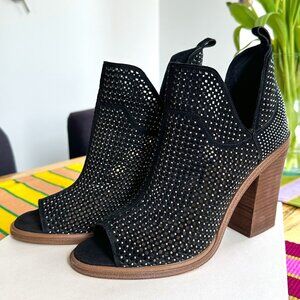 Vince Camuto Kimmini Open Toe Studded Bootie - Size 8.5